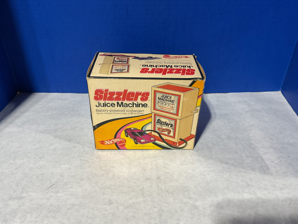 Vintage Hot Wheels Sizzlers “Juice Machine” Battery Charger – 1969 Mattel Accessory (Original Box)