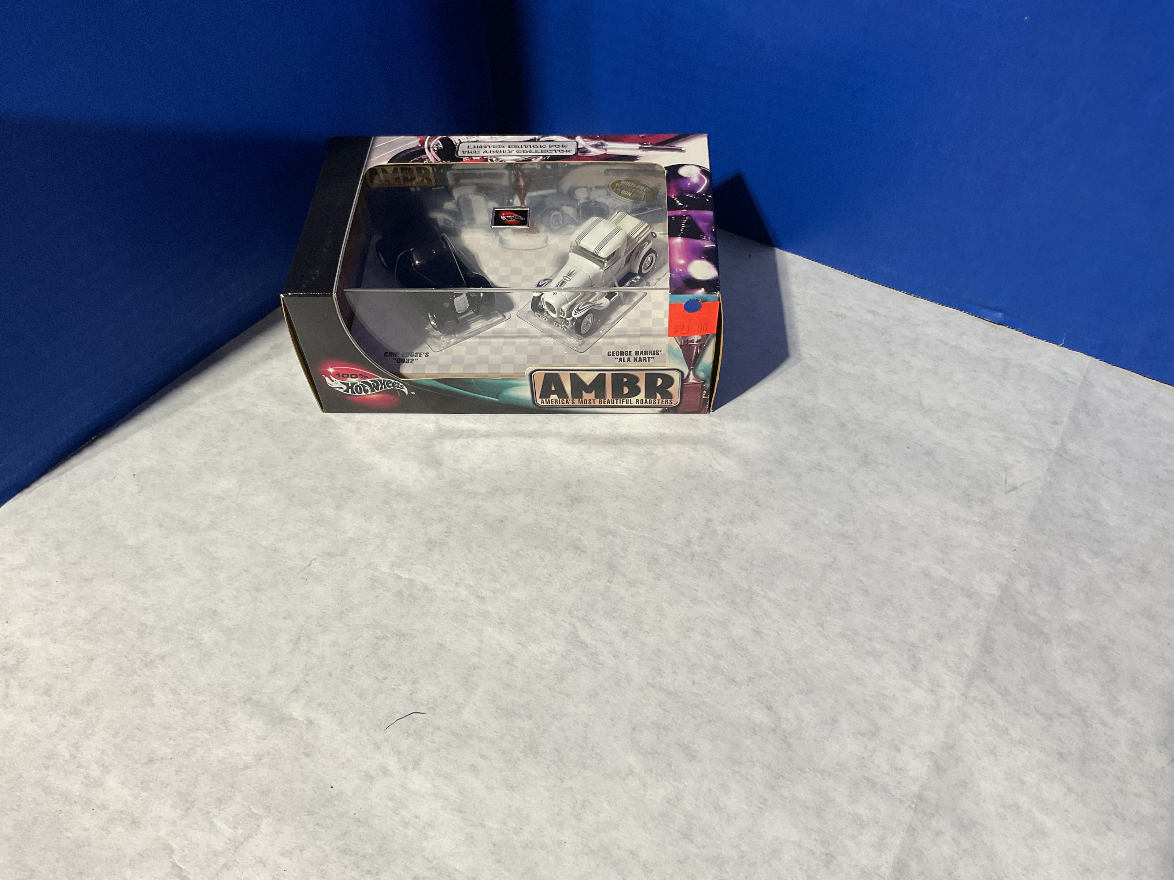 1:18 AMBR Hot Wheels 2-Car Set – America’s Most Beautiful Roadsters Collection