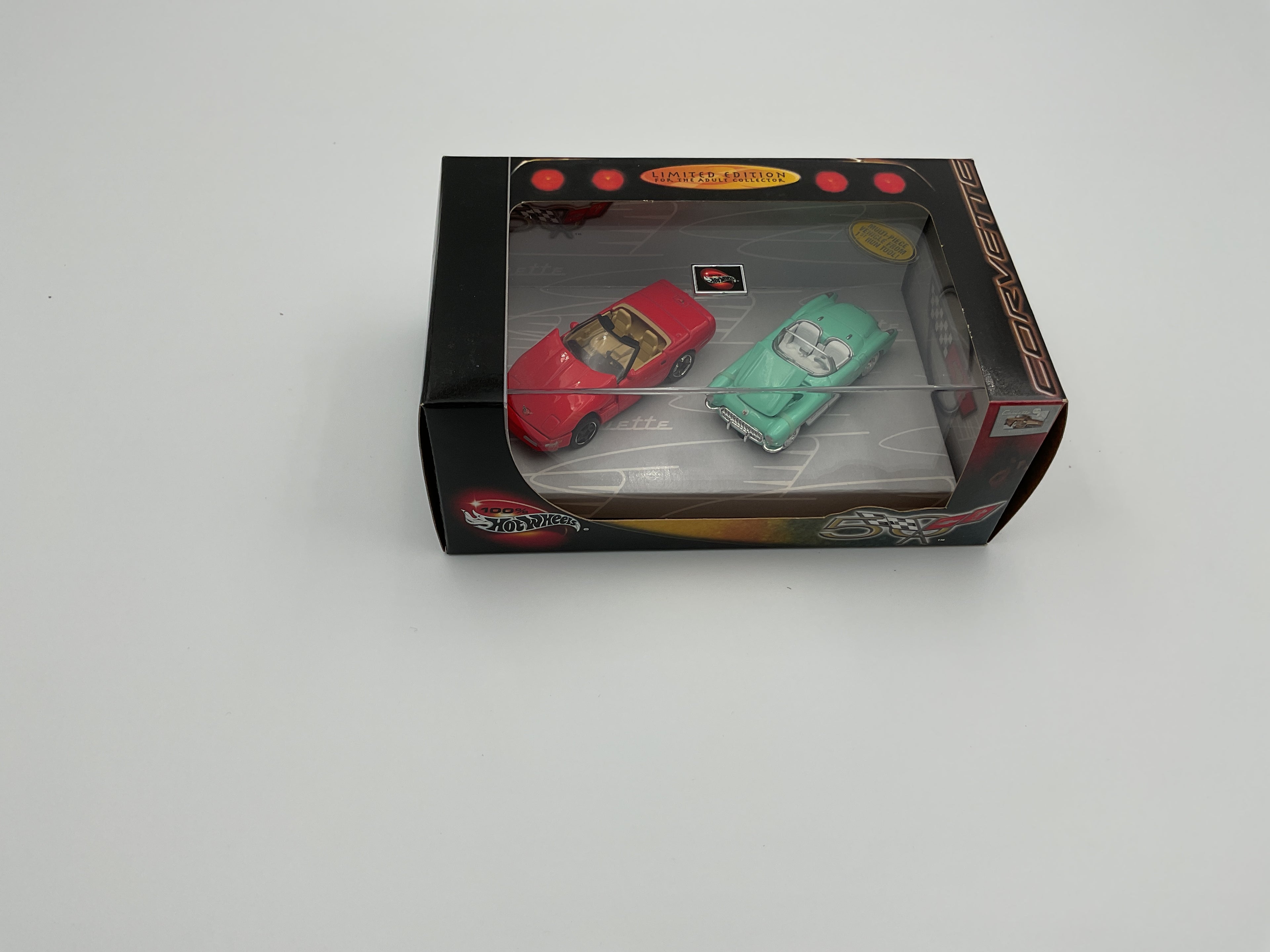 Hot Wheels 100% Corvette 2-Car Set – Limited Edition Collector Series