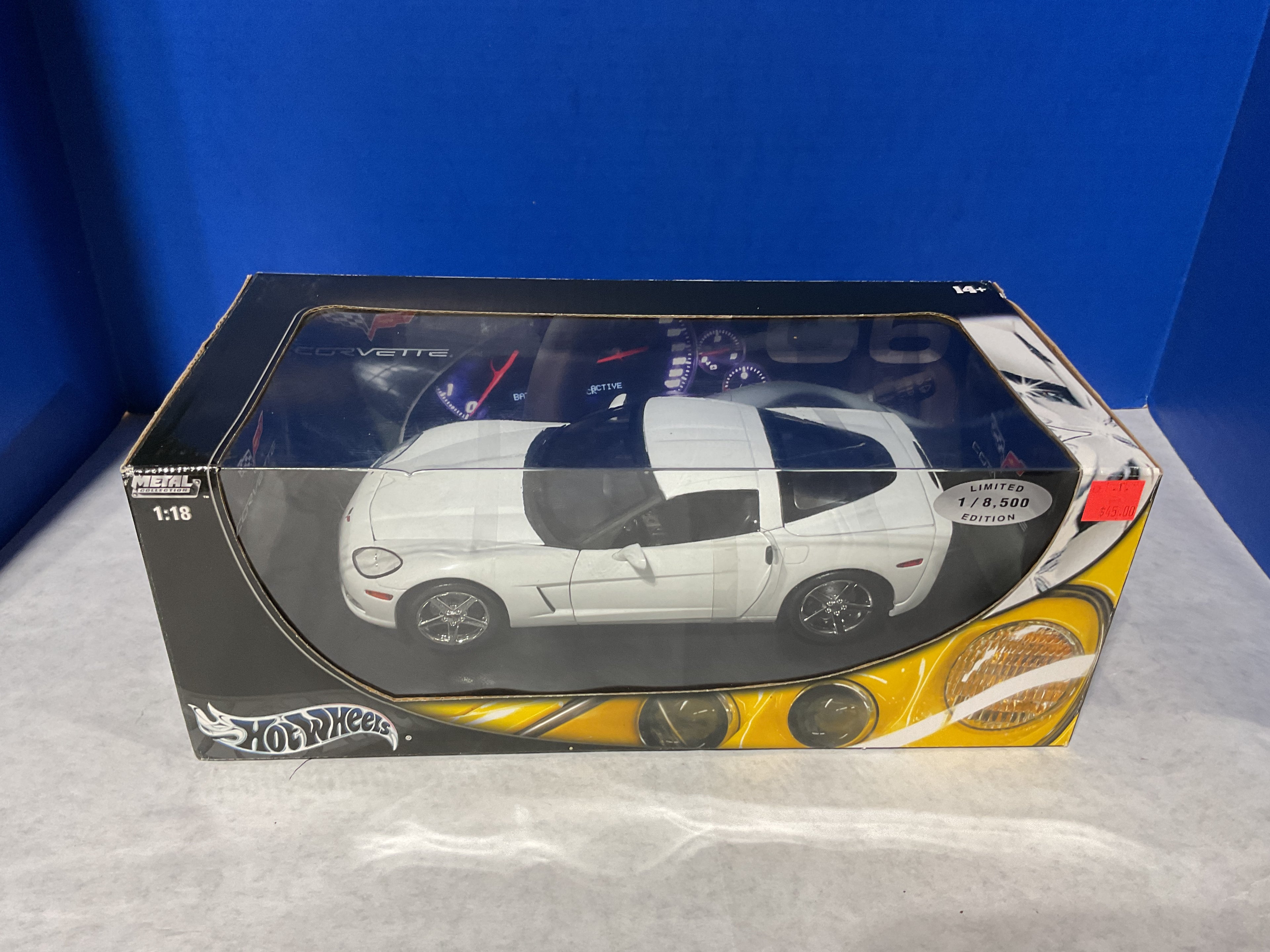 1:18 Hot Wheels Limited Edition Corvette Coupe – Die-Cast Collector Model