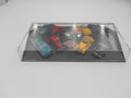 Hot Wheels Custom Rods Boyd 4-Car Set w/ Mirrored Display Case Diecast Collection