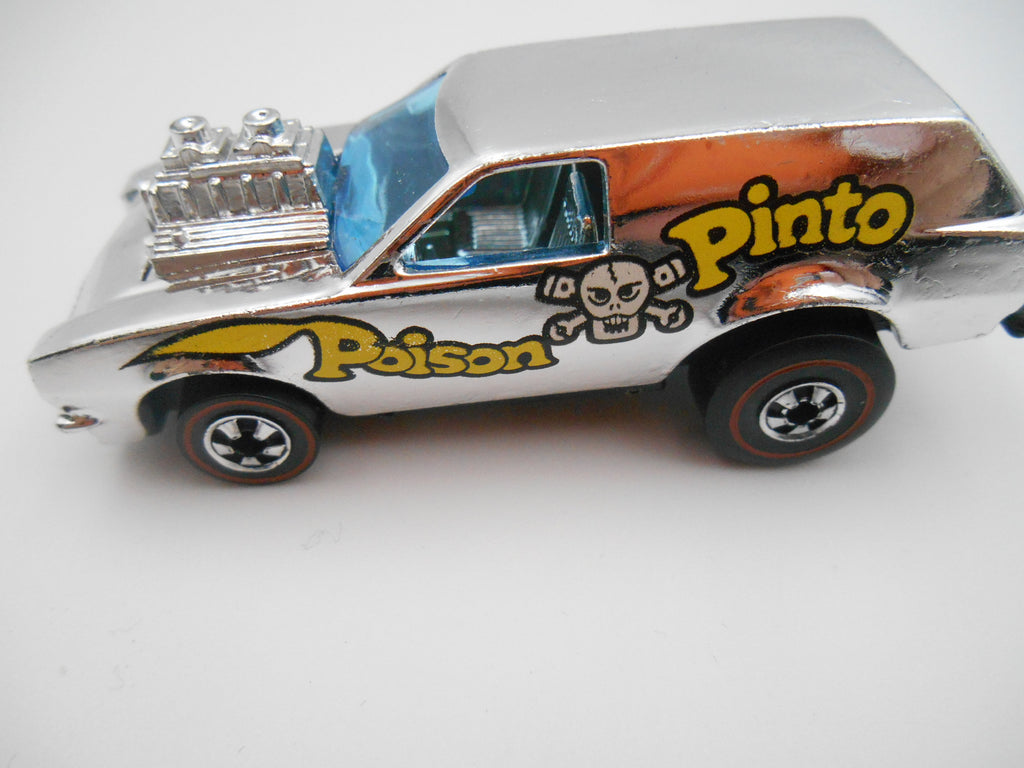Hot Wheels Poison Pinto Chrome silver finish Redline Hong Kong 1975