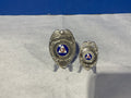 Patrolman Nappanee, Indiana Badge & Hat Badge