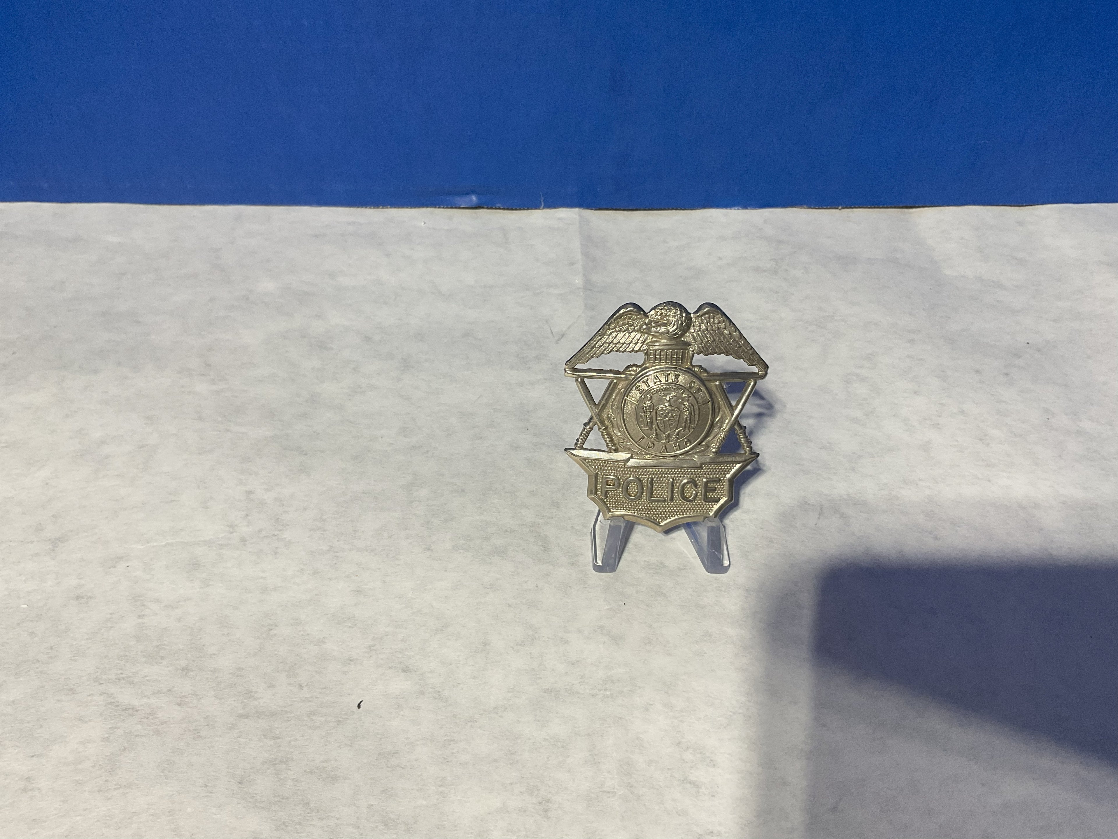 State of Idaho Police Hat Badge