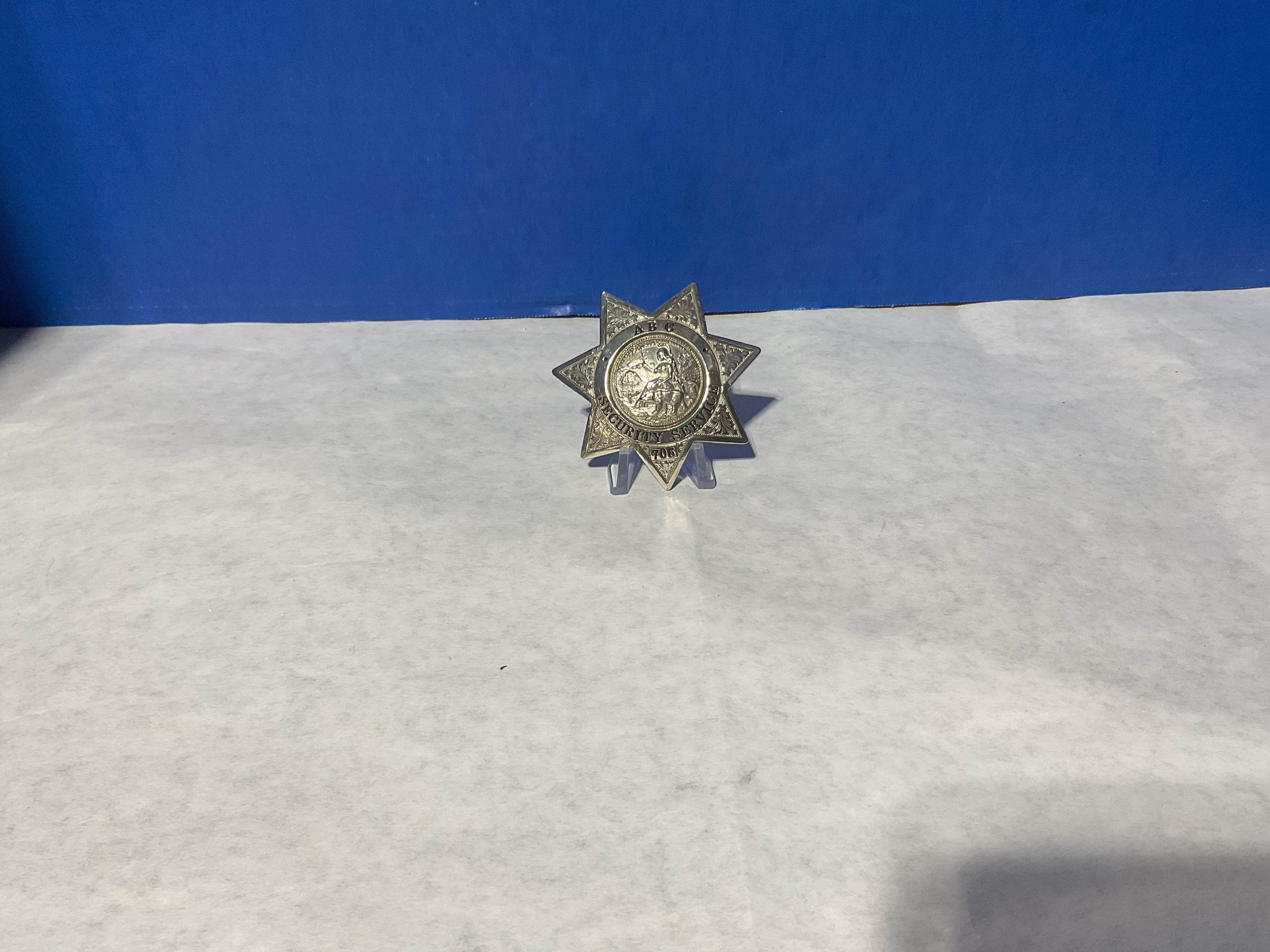 ABC Security Service Badge 706