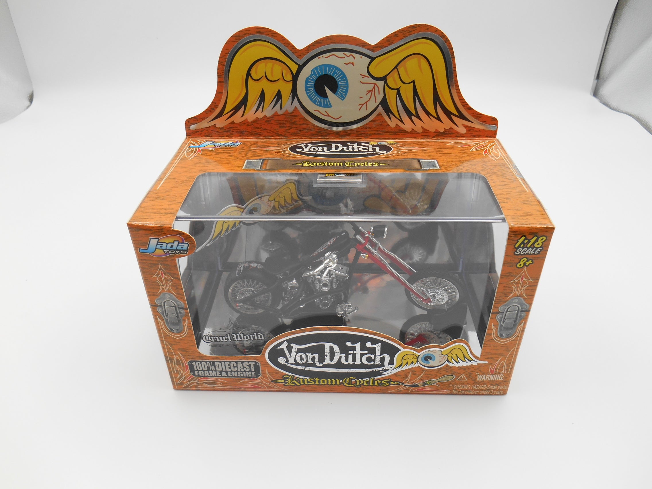 Jada Toys Von Dutch Kustom Cycles Chopper 1:18 Scale