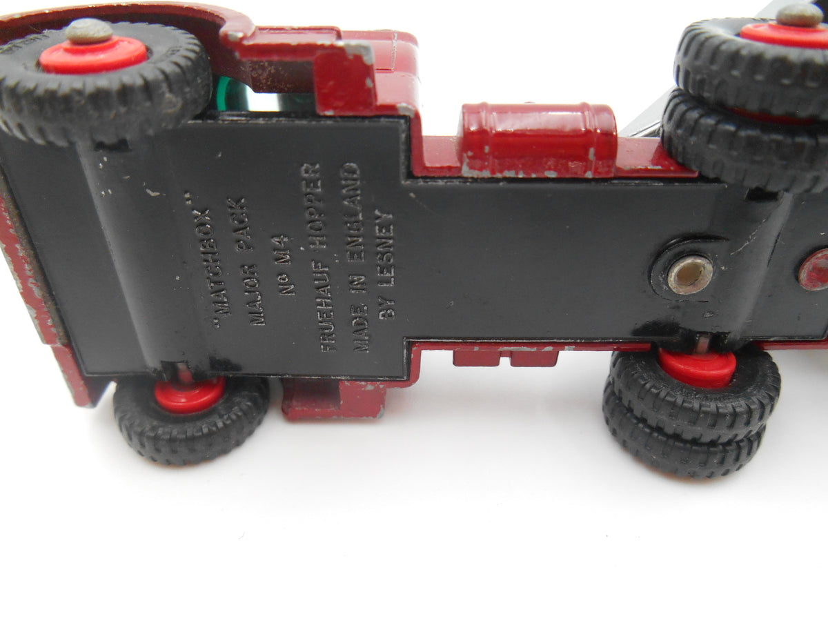 Lesney Matchbox Major Pack M-4 Fruehauf Hopper Train – GMC Tractor & Twin Trailers