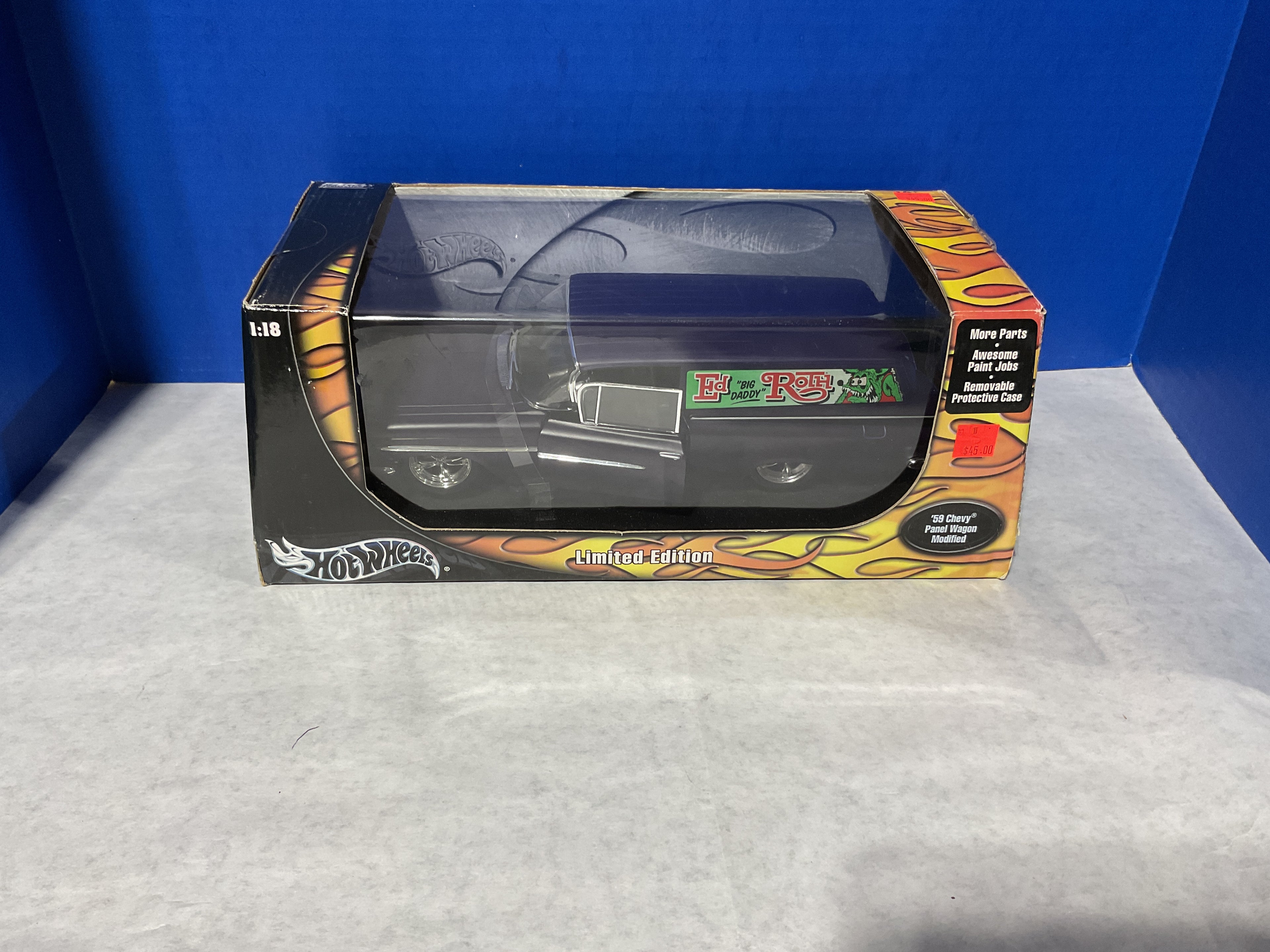 1:18 Hot Wheels '59 Chevy Panel Wagon Ed 'Big Daddy' Roth Edition – Die-Cast Collector Model