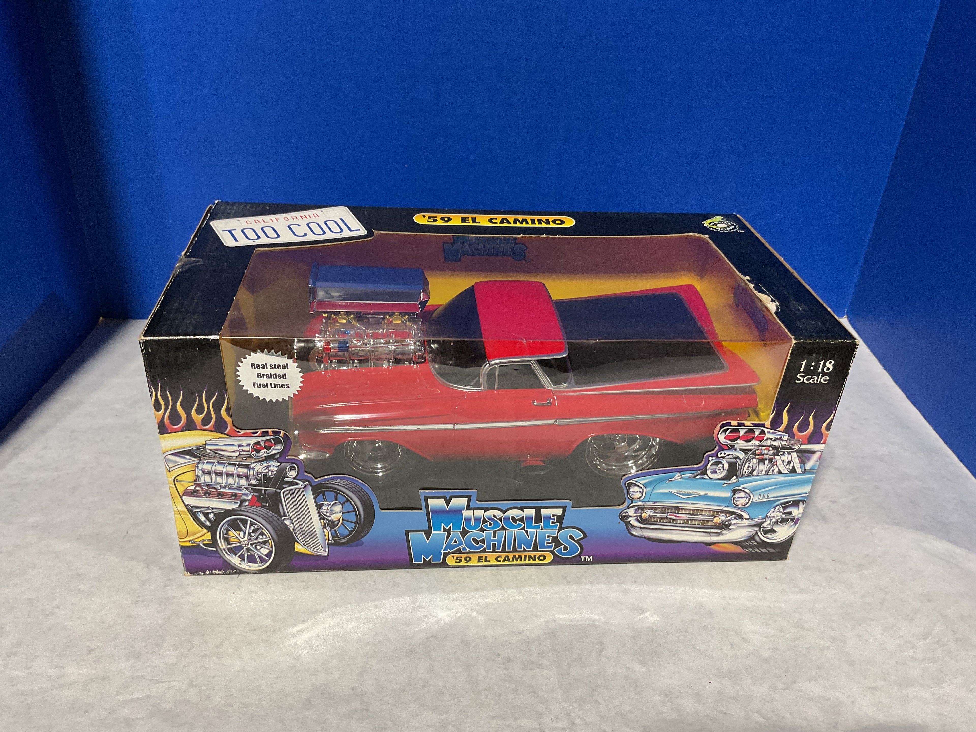1:18 Muscle Machines 1959 El Camino – Die-Cast Collector Model