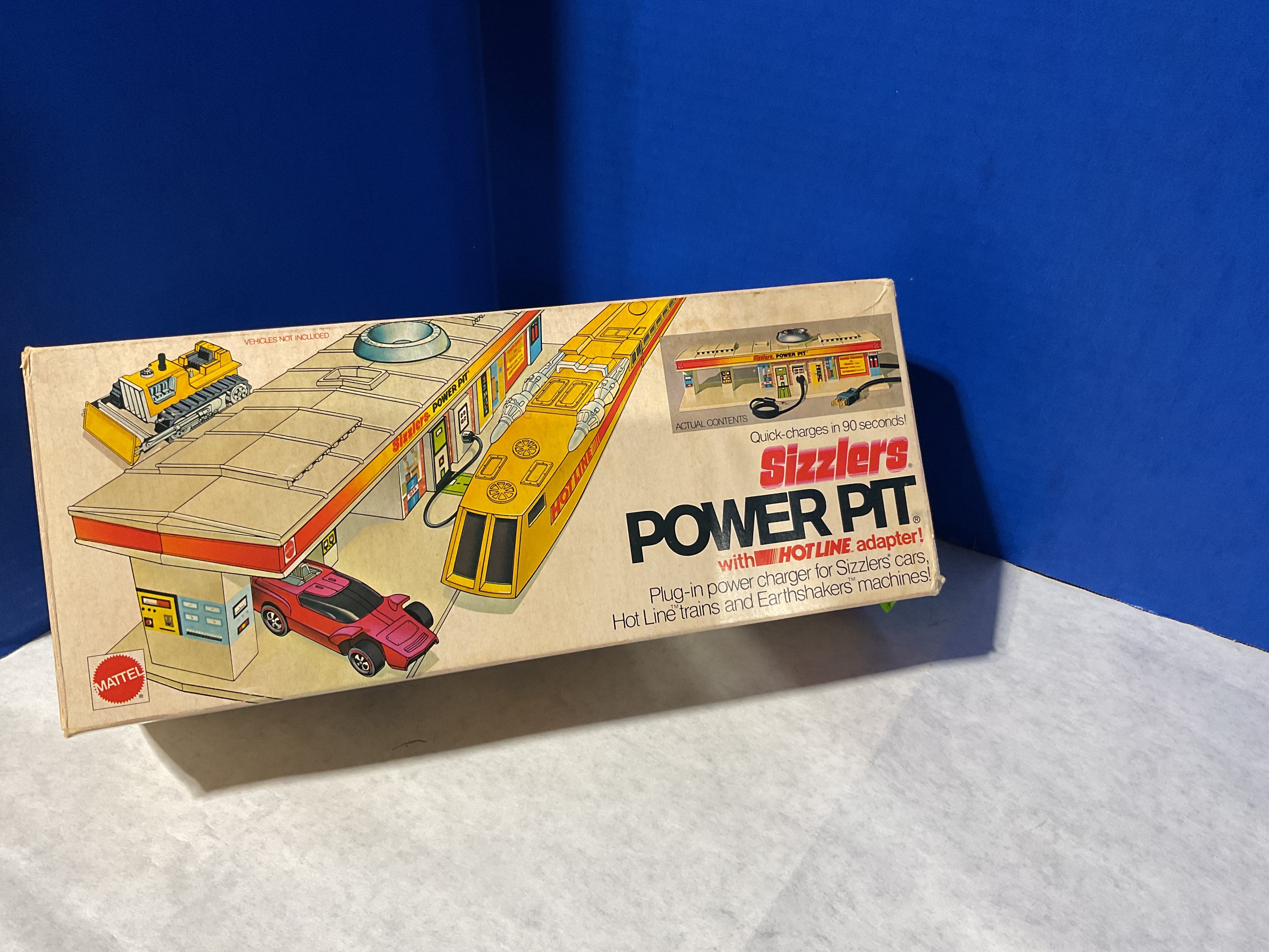 Vintage Hot Wheels Sizzlers Power Pit – Hot Line Adapter Charging Station (Original Box)