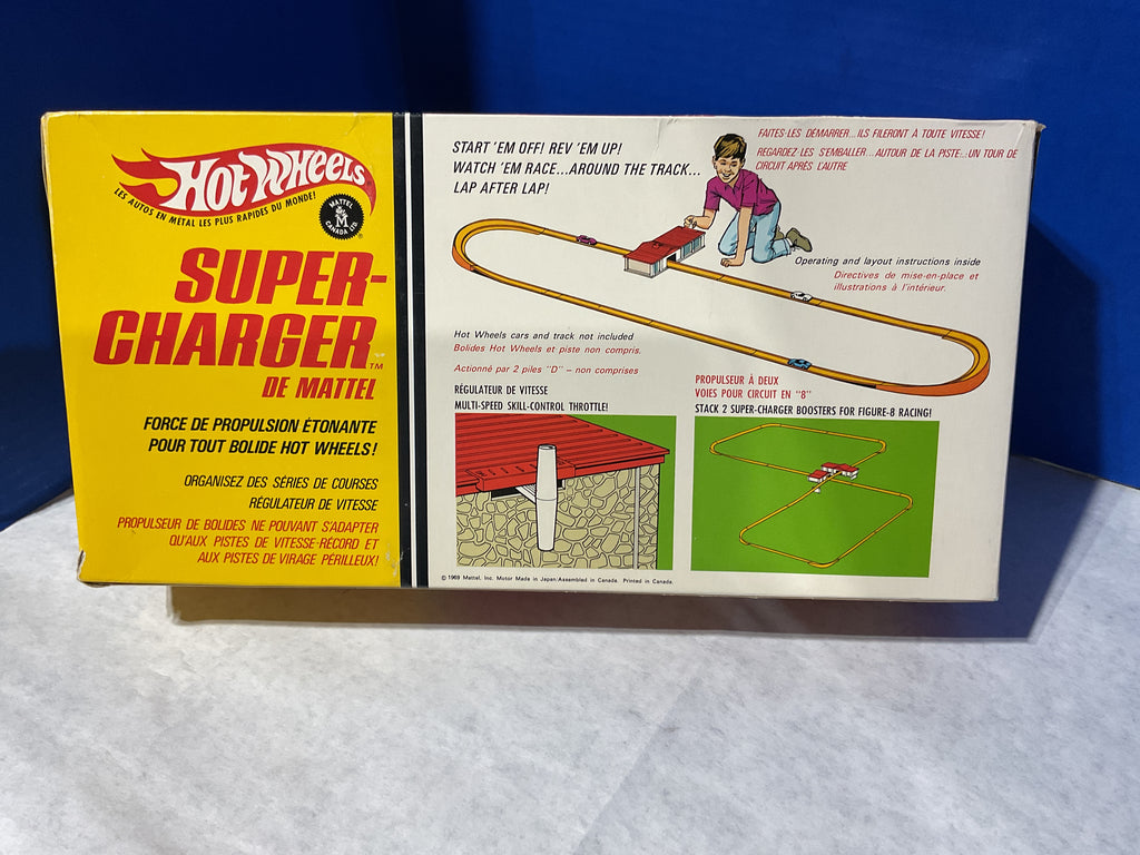 Vintage Hot Wheels Super-Charger – Power Boost Track Set (Original Box)