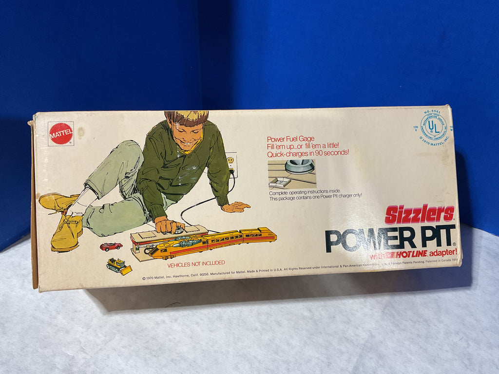 Vintage Hot Wheels Sizzlers Power Pit – Hot Line Adapter Charging Station (Original Box)