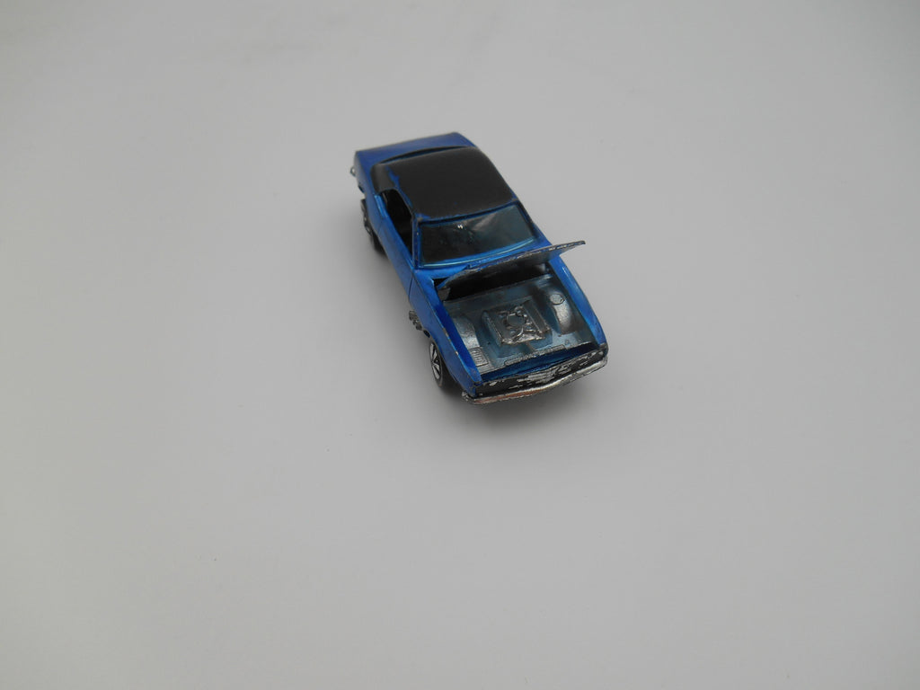 Vintage Hot Wheels Custom Camaro deep blue spectra flame