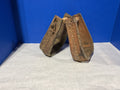 Vintage Leather Horse Saddle Stirrups – Rustic Western Cowboy Tack (Mismatched Pair)