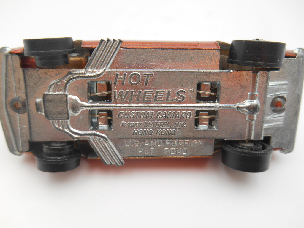 Vintage Hot Wheels Custom Camaro – Redline Era metallic burnt/orange finish