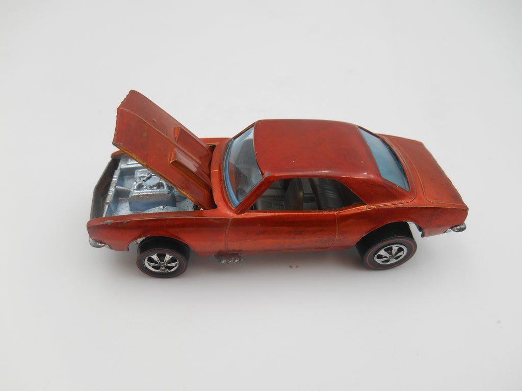 Vintage Hot Wheels Custom Camaro – Redline Era metallic burnt/orange finish