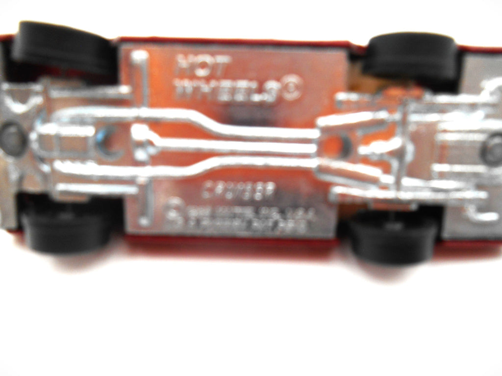 Vintage Hot Wheels Custom Police Cruiser ("Chief") – Redline Era metallic red paint 1988