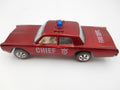 Vintage Hot Wheels Custom Police Cruiser ("Chief") – Redline Era metallic red paint 1988