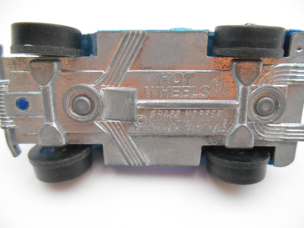 Vintage Hot Wheels Grass Hopper – Redline Era Blue spectra flame finish