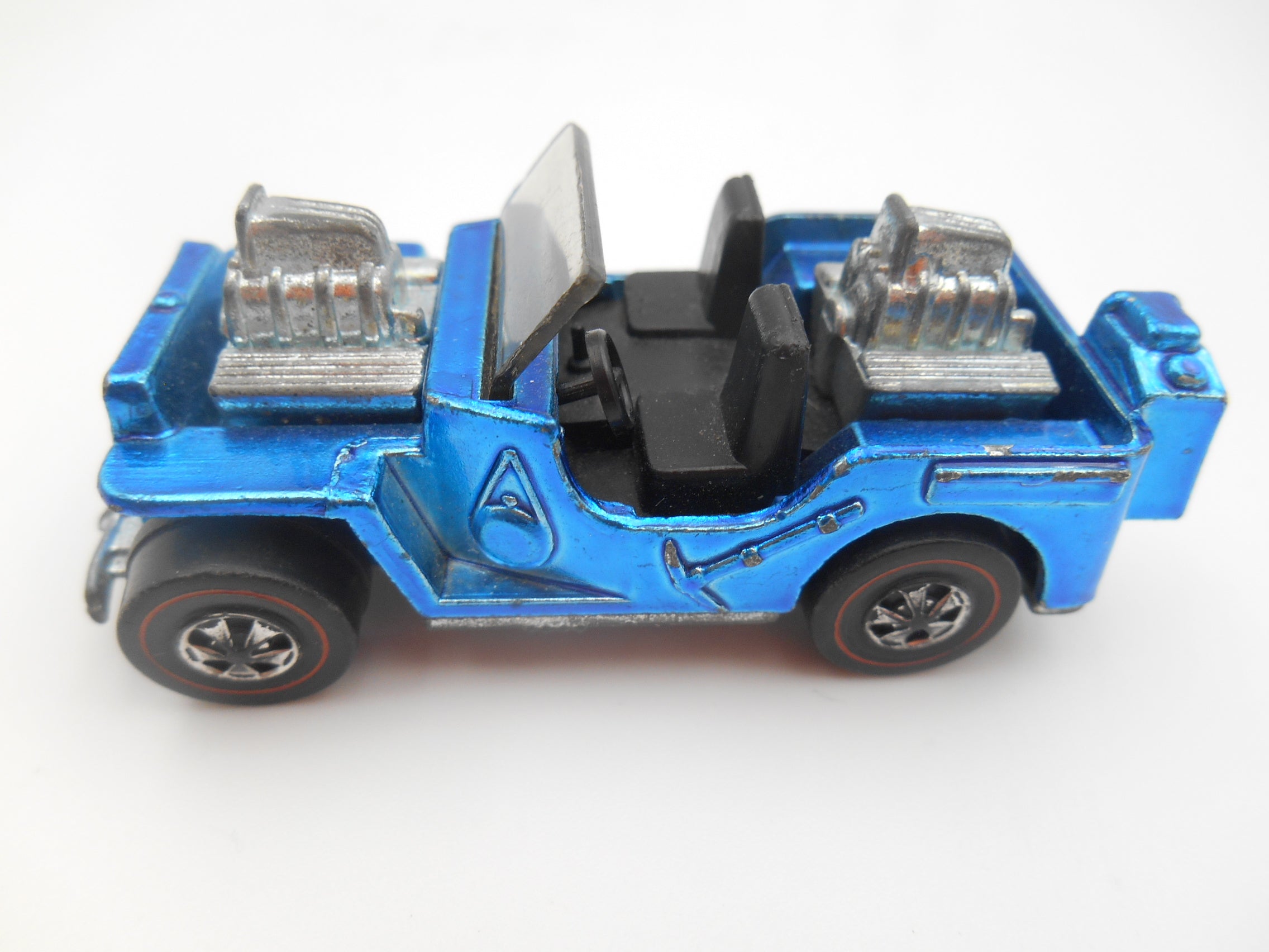 Vintage Hot Wheels Grass Hopper – Redline Era Blue spectra flame finish