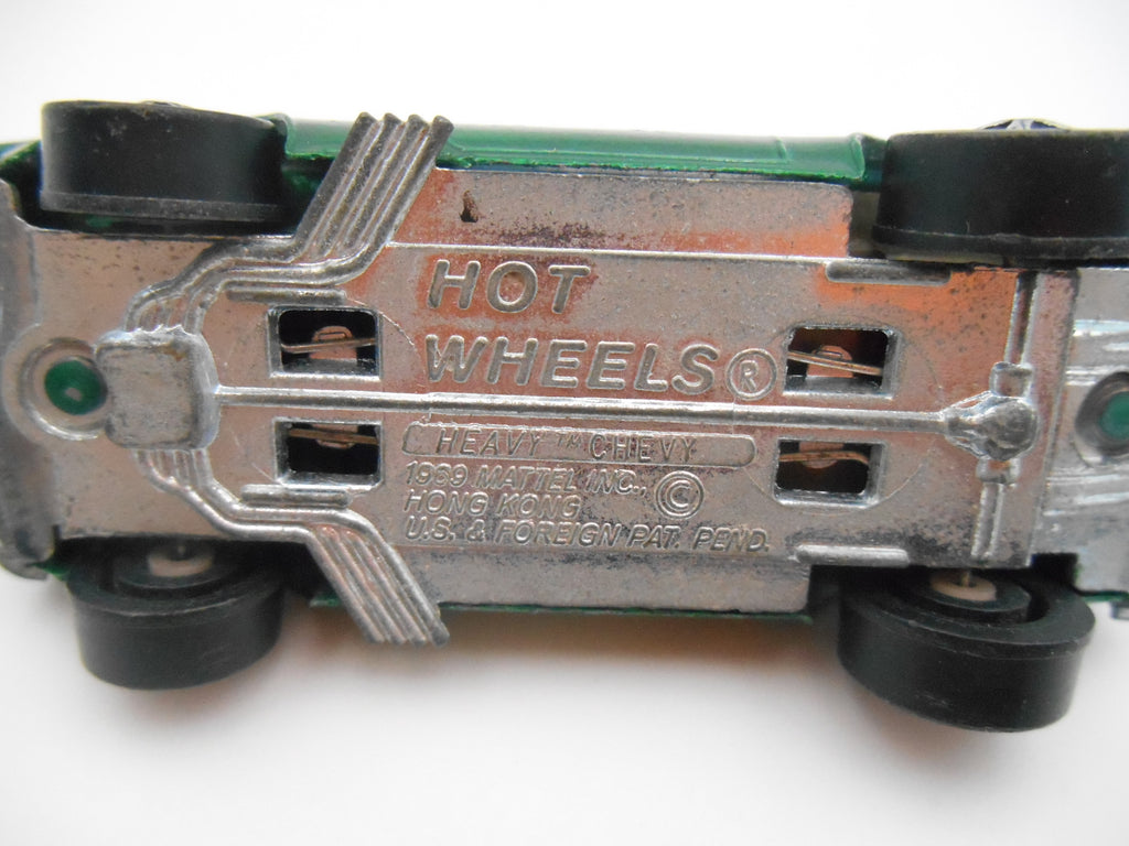 Vintage Hot Wheels Heavy Chevy – Redline Era 1969 dark green