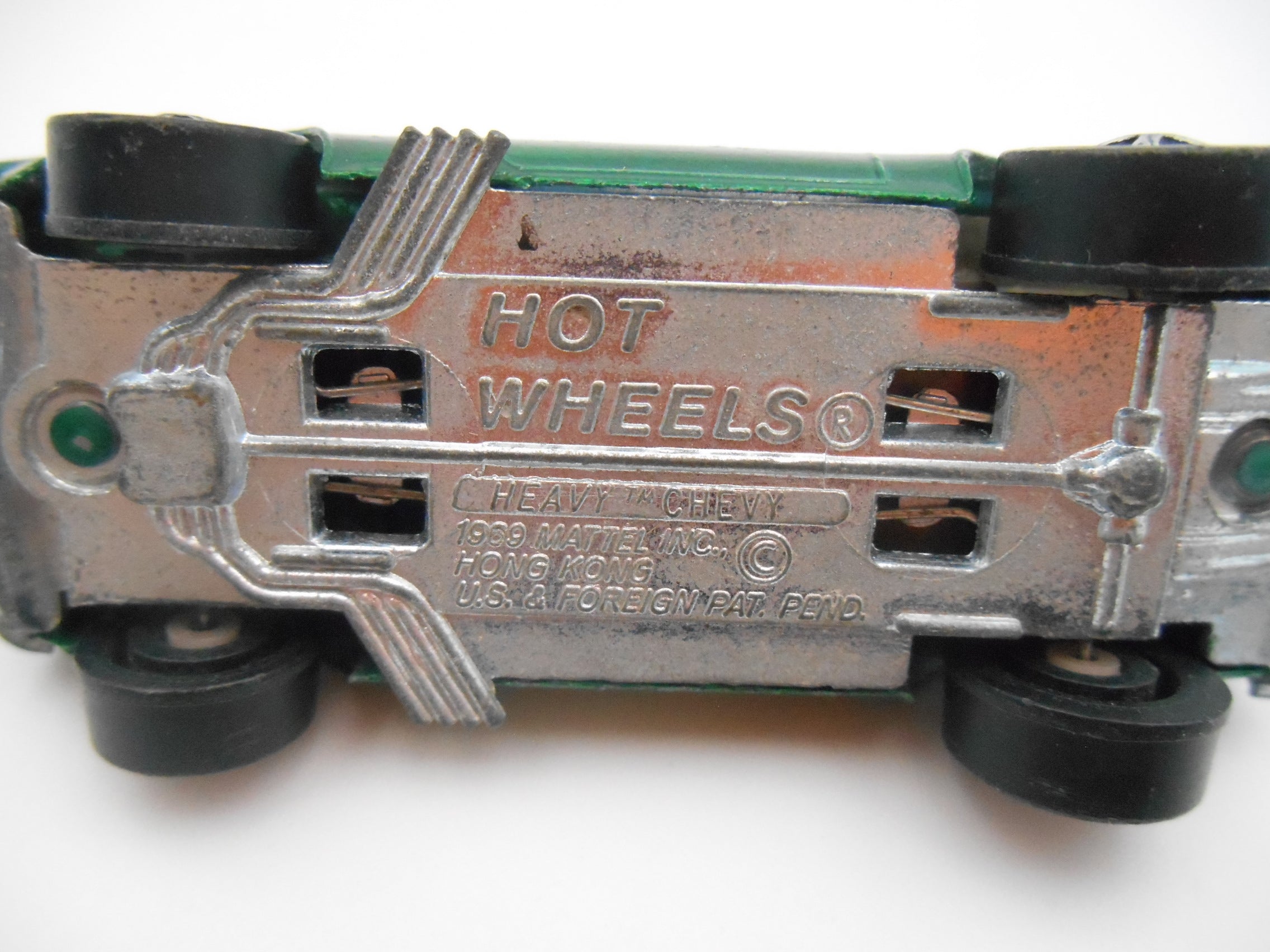 Vintage Hot Wheels Heavy Chevy – Redline Era 1969 dark green
