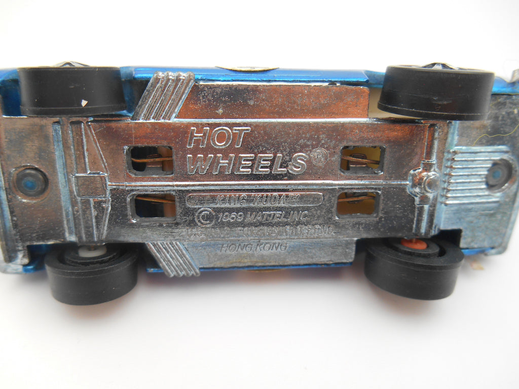 Vintage Hot Wheels King Kuda – Blue Racing Variant (Redline Era) 1969 blue spectra flame