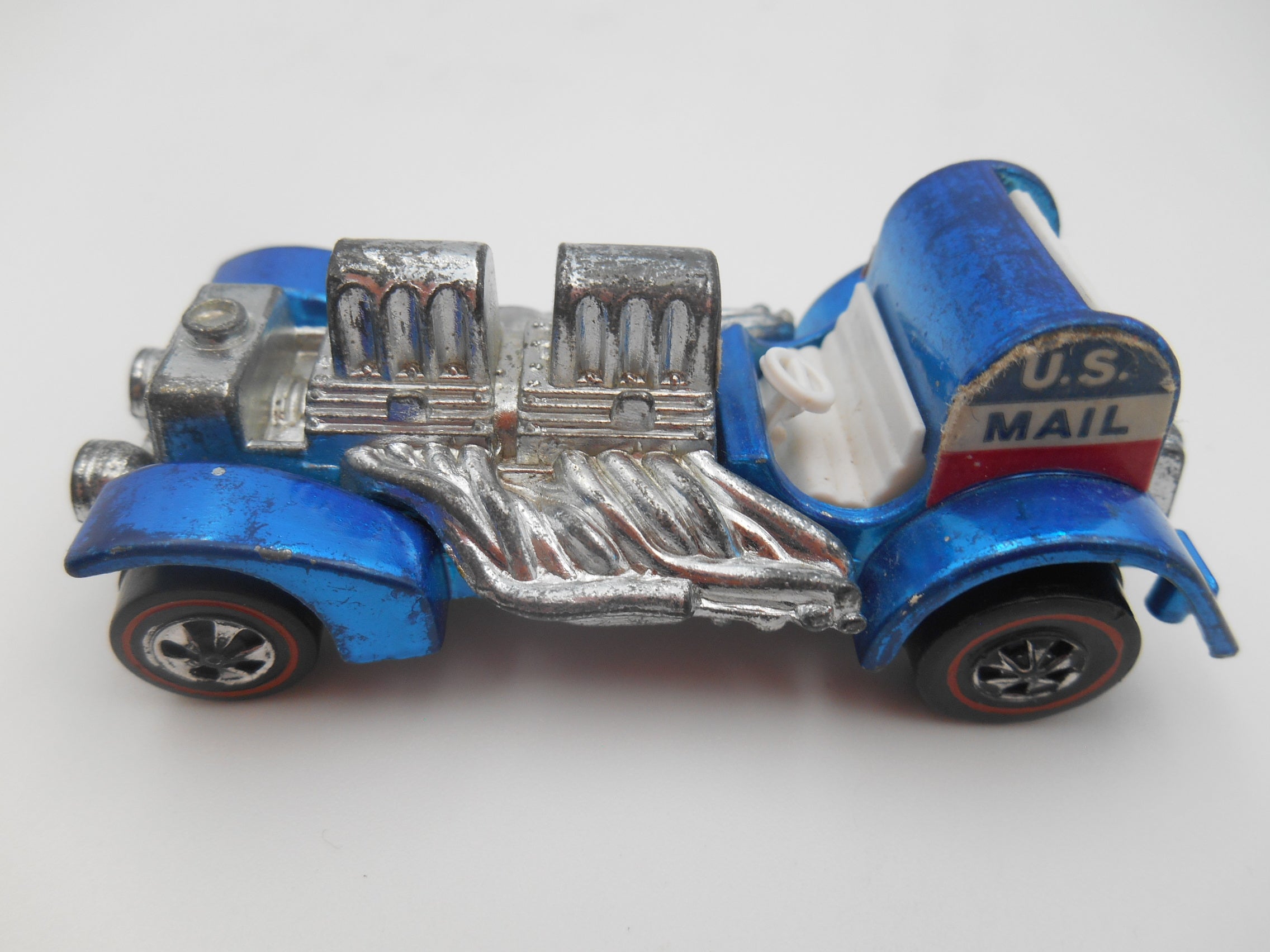 Vintage Hot Wheels Special Delivery – Redline Era 1970, dark blue finish, faded paint