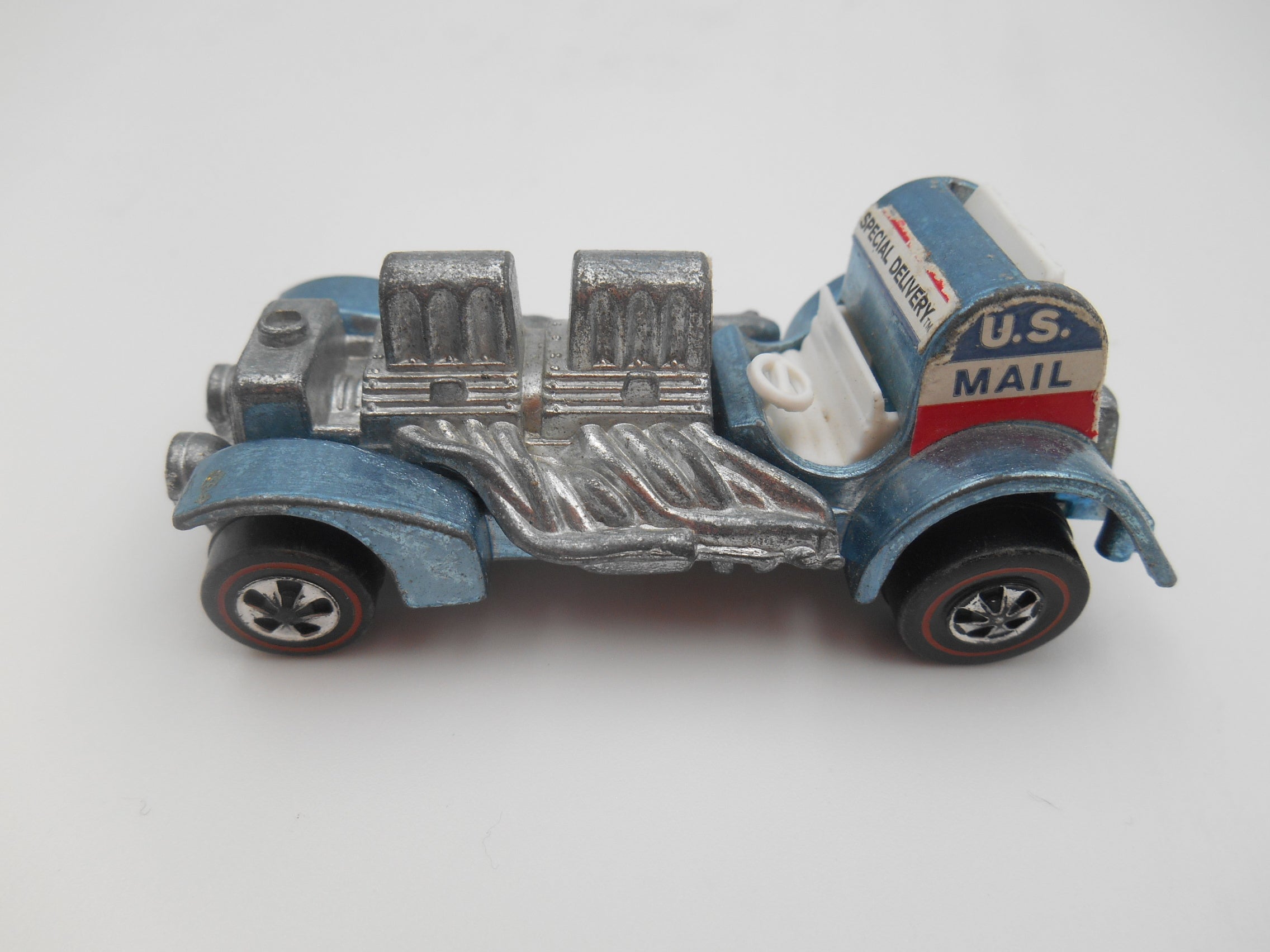Vintage Hot Wheels Special Delivery – Redline Era 1970, light blue, faded paint