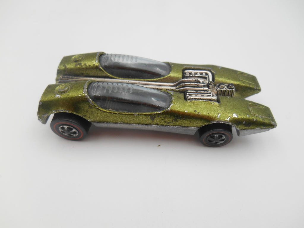 Vintage Hot Wheels Splittin’ Image 1968 olive/antifreeze green