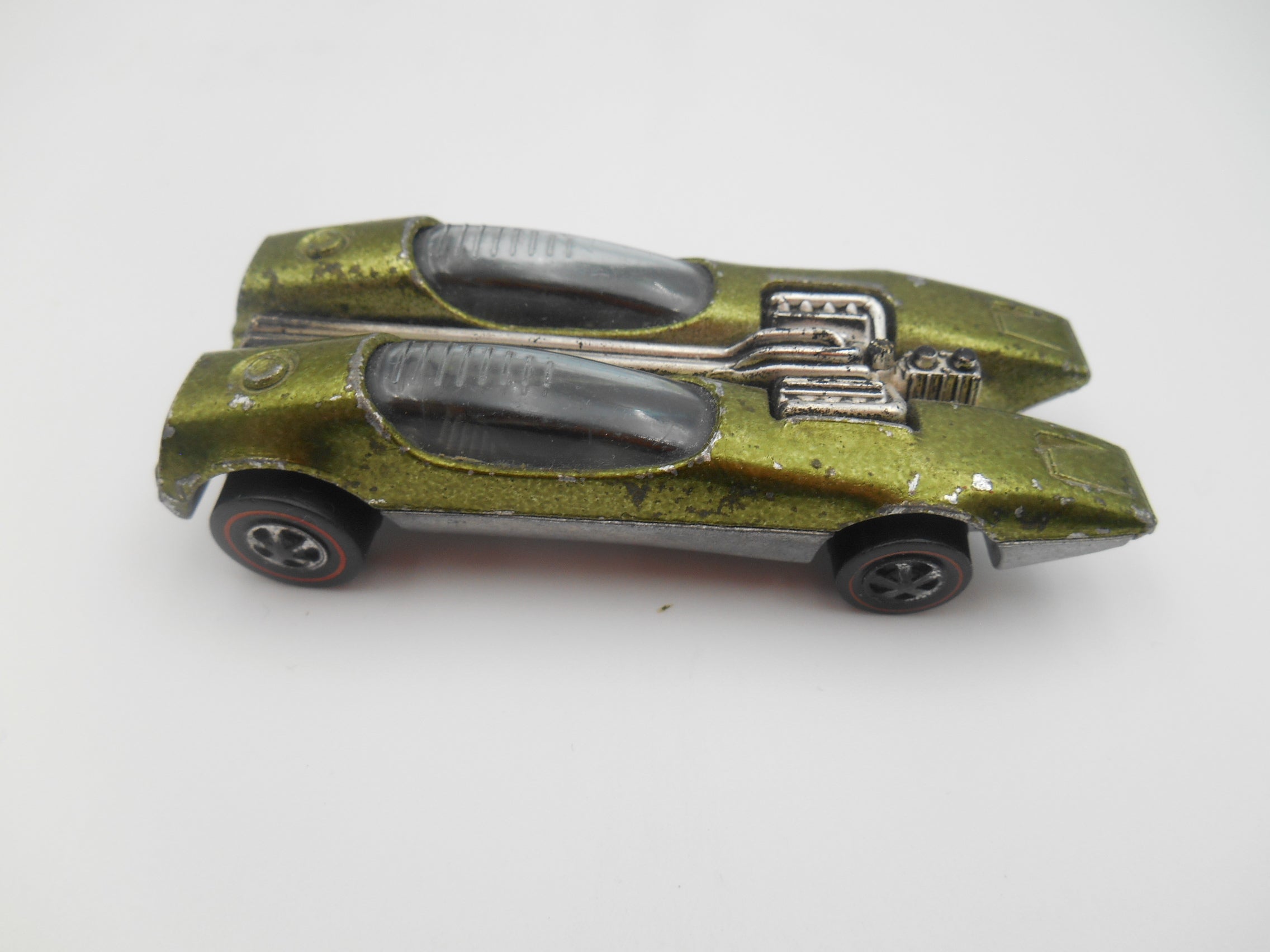 Vintage Hot Wheels Splittin’ Image 1968 olive/antifreeze green