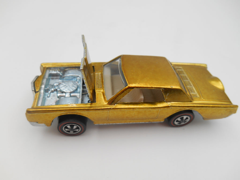 Vintage Hot Wheels Custom Continental Mark III – Redline Era  gold paint