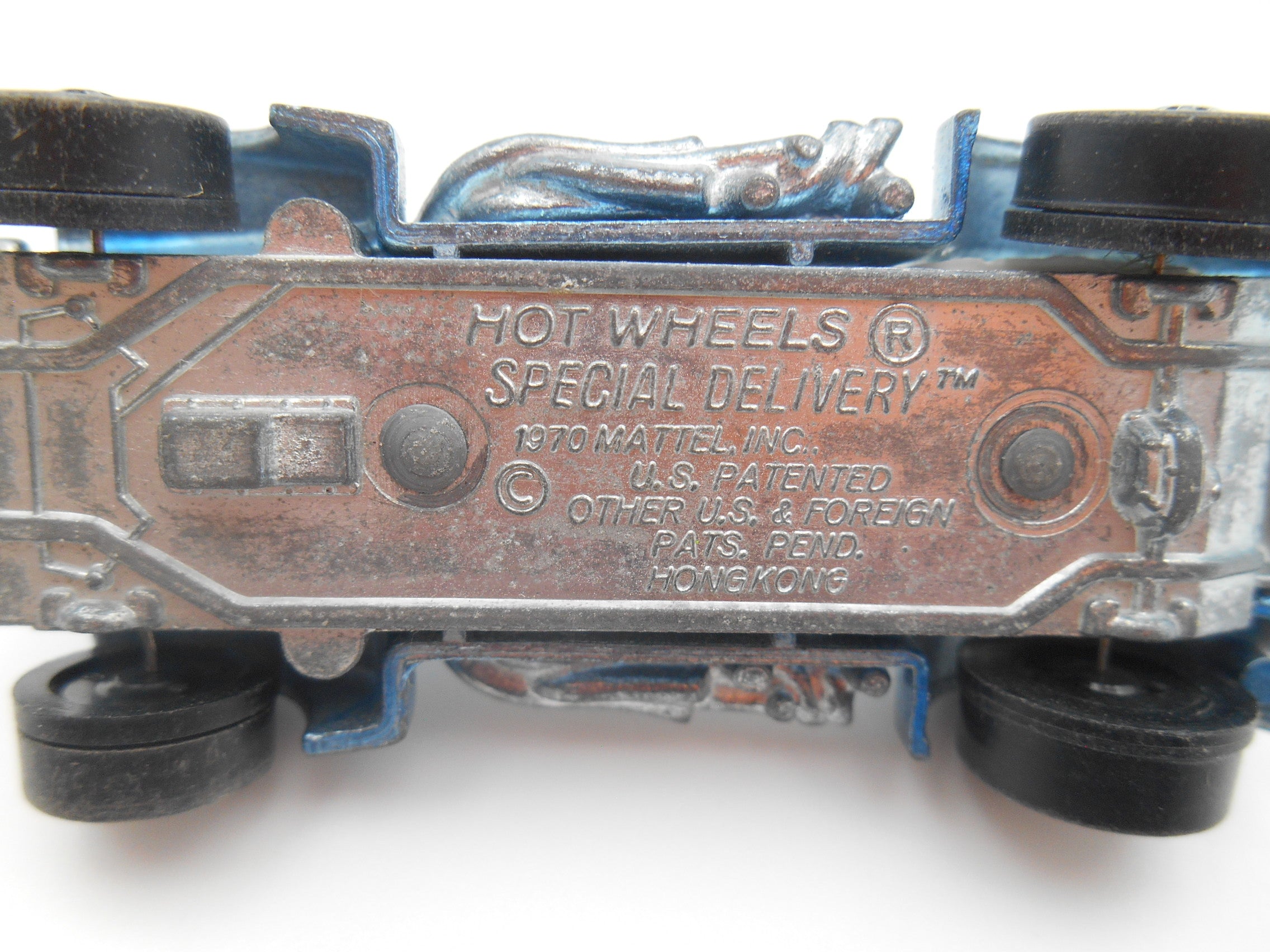 Vintage Hot Wheels Special Delivery – Redline Era 1970, light blue, faded paint