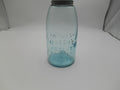 Vintage Atlas Mason's Patent Nov. 30th 1853 Aqua Glass Jar