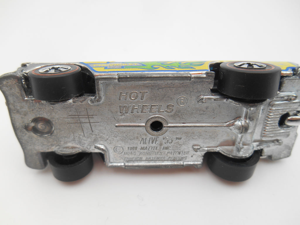 Vintage Hot Wheels Alive '55™ Chevrolet (1968 Casting) chrome with graphics