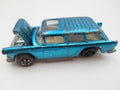 Vintage Hot Wheels Classic Nomad Wagon (1969 Casting)aqua teal spectraflame