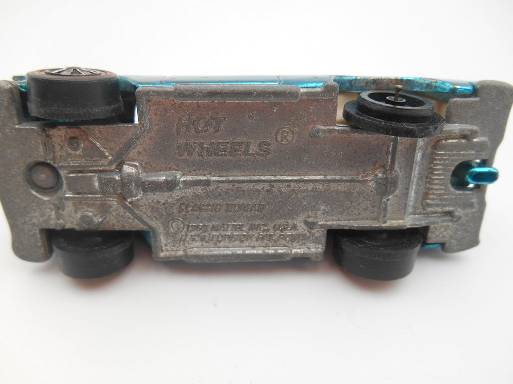 Vintage Hot Wheels Classic Nomad Wagon (1969 Casting)aqua teal spectraflame