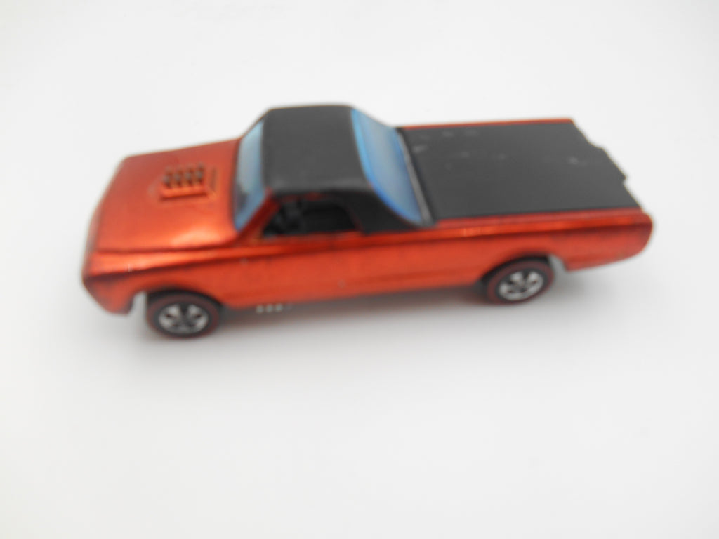 Vintage Hot Wheels Custom Fleetside Pickup (1967 Casting) copper/orange paint