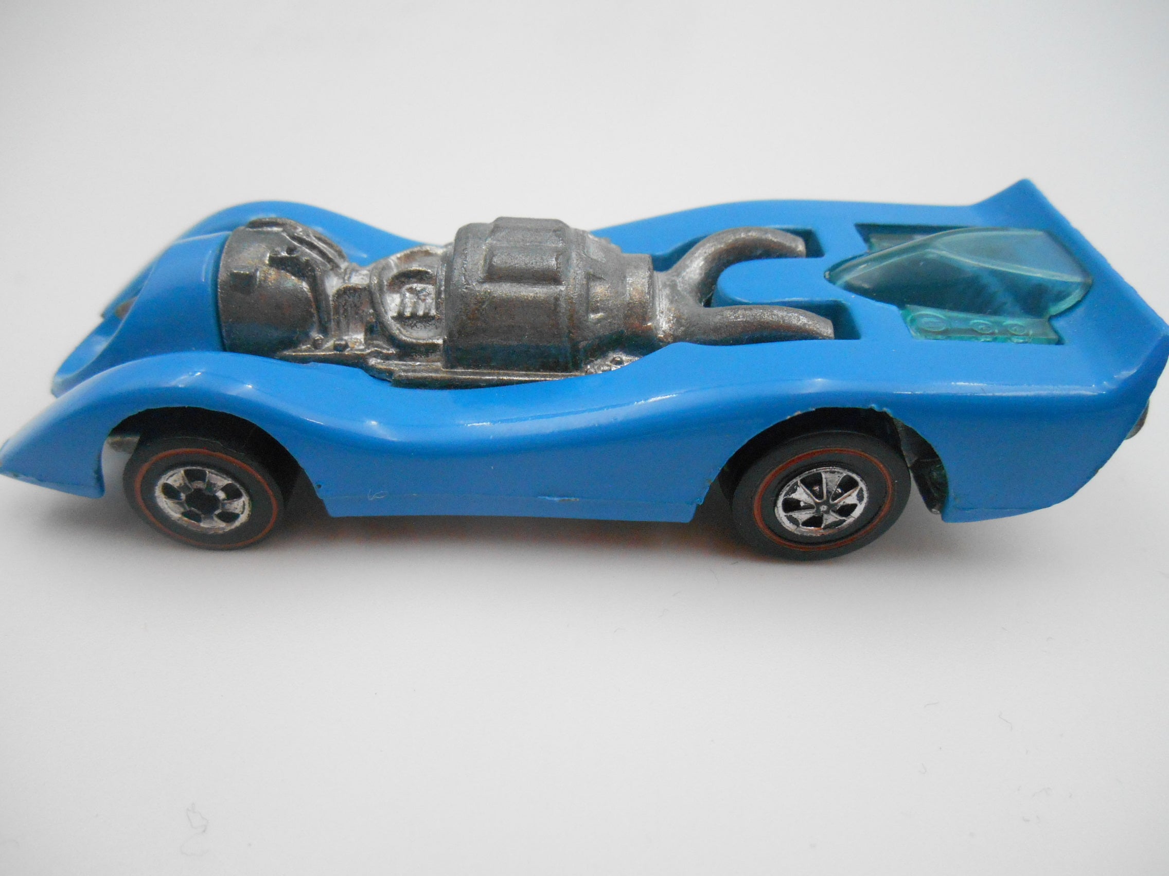 Vintage Hot Wheels Jet Threat™ (1970 Casting) blue spectraflame