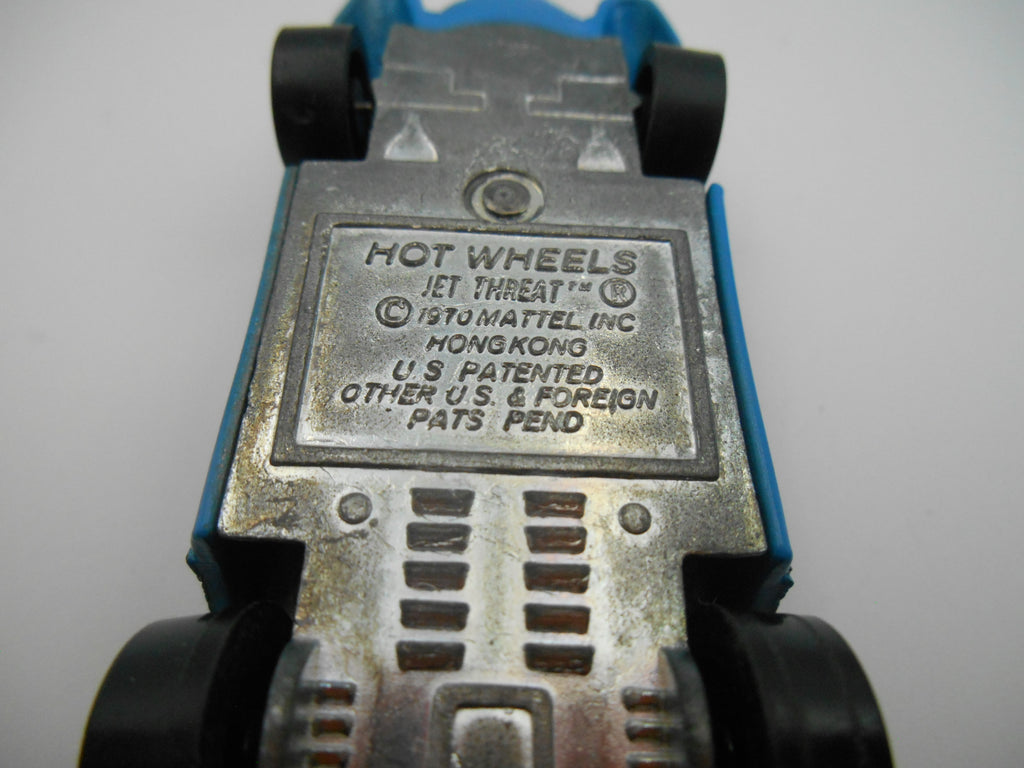Vintage Hot Wheels Jet Threat™ (1970 Casting) blue spectraflame