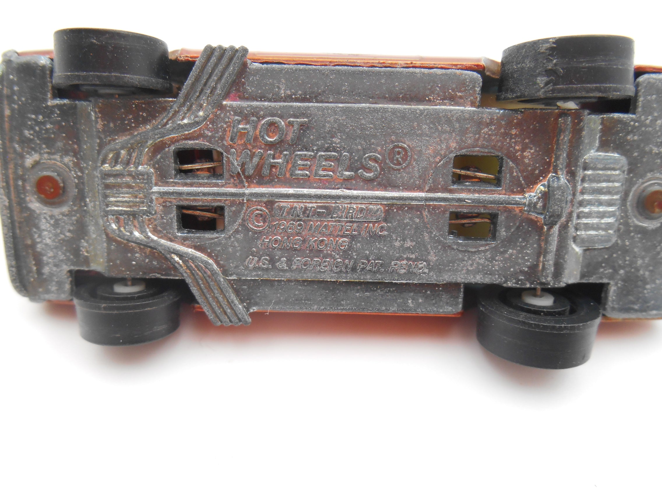 Vintage Hot Wheels Redline TNT-Bird Copper Orange Spectraflame 1969 Mattel Hong Kong