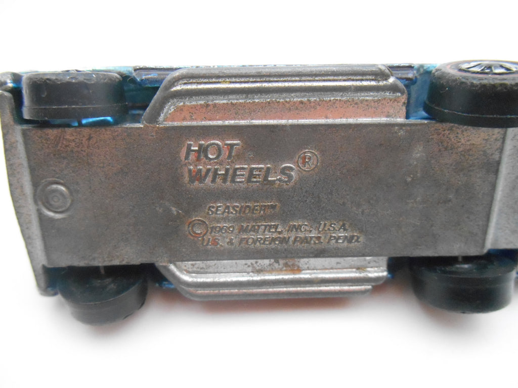 Vintage Hot Wheels Seasider (1969 Casting)aqua/blue green paint spectraflame