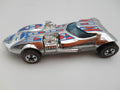 Vintage Hot Wheels Twin Mill Chrome Blue Red Graphics Hong Kong 1968