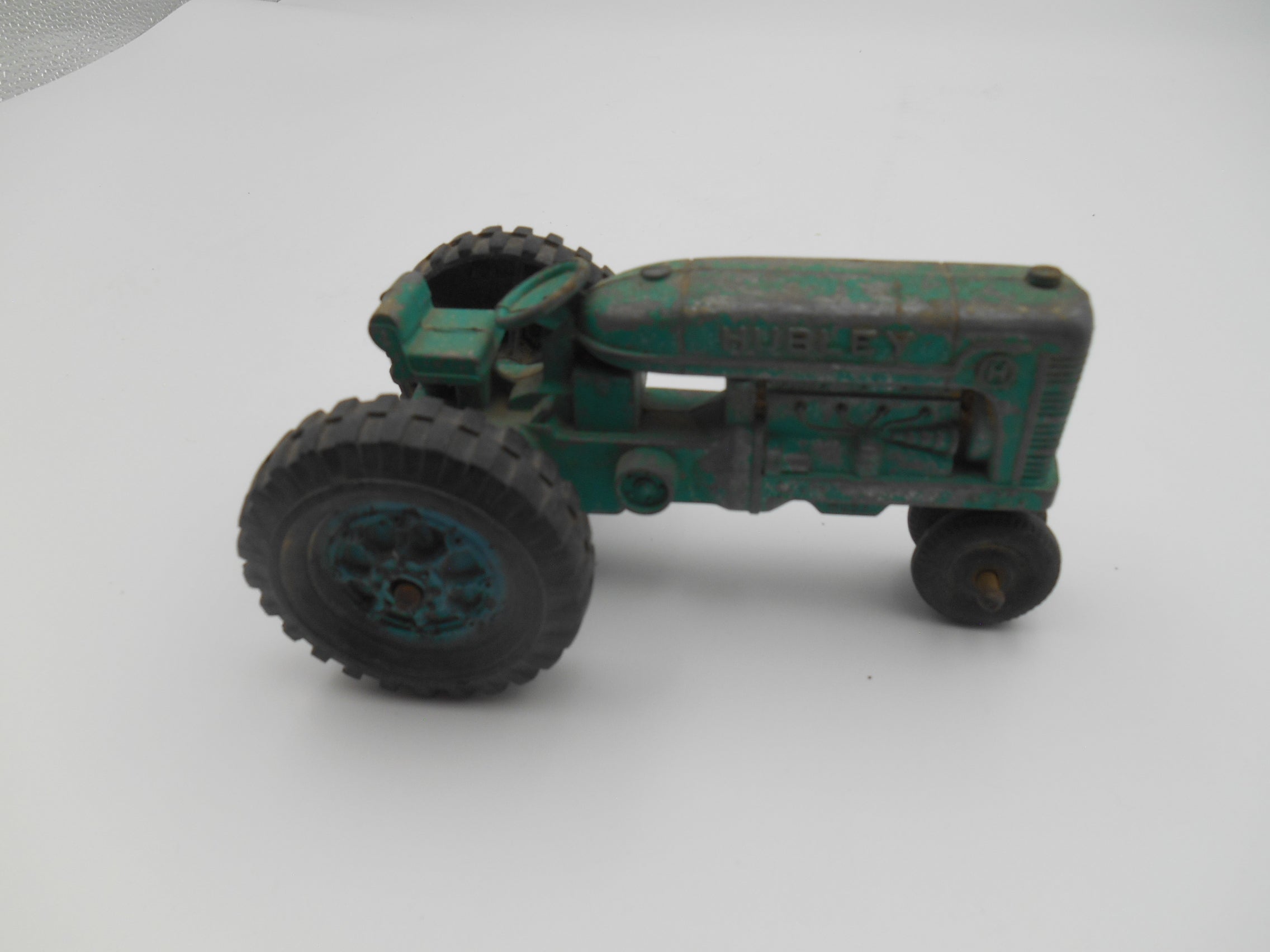 Vintage Hubley Kiddy Toy Cast Iron Farm Tractor – Green