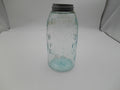 Vintage Mason's Marion Jar Patent Nov. 30th 1858 Aqua Glass Jar