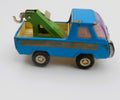 Vintage Tonka Blue Tow Truck Wrecker Toy Vehicle blue green lift