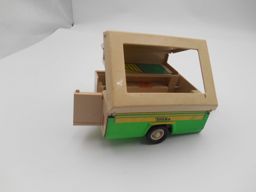 Vintage Tonka Mini Pop-Up Camper Travel Trailer Toy