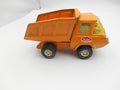 Vintage Tonka Orange Mighty Dump Truck Pressed Steel Toy