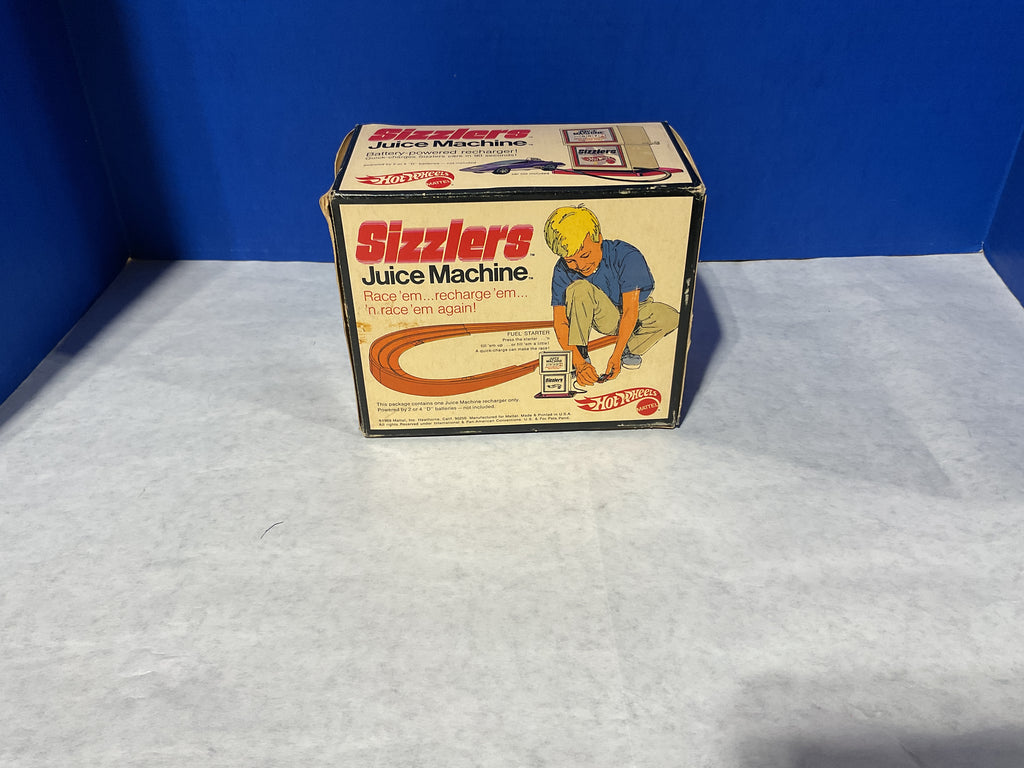 Vintage Hot Wheels Sizzlers “Juice Machine” Battery Charger – 1969 Mattel Accessory (Original Box)