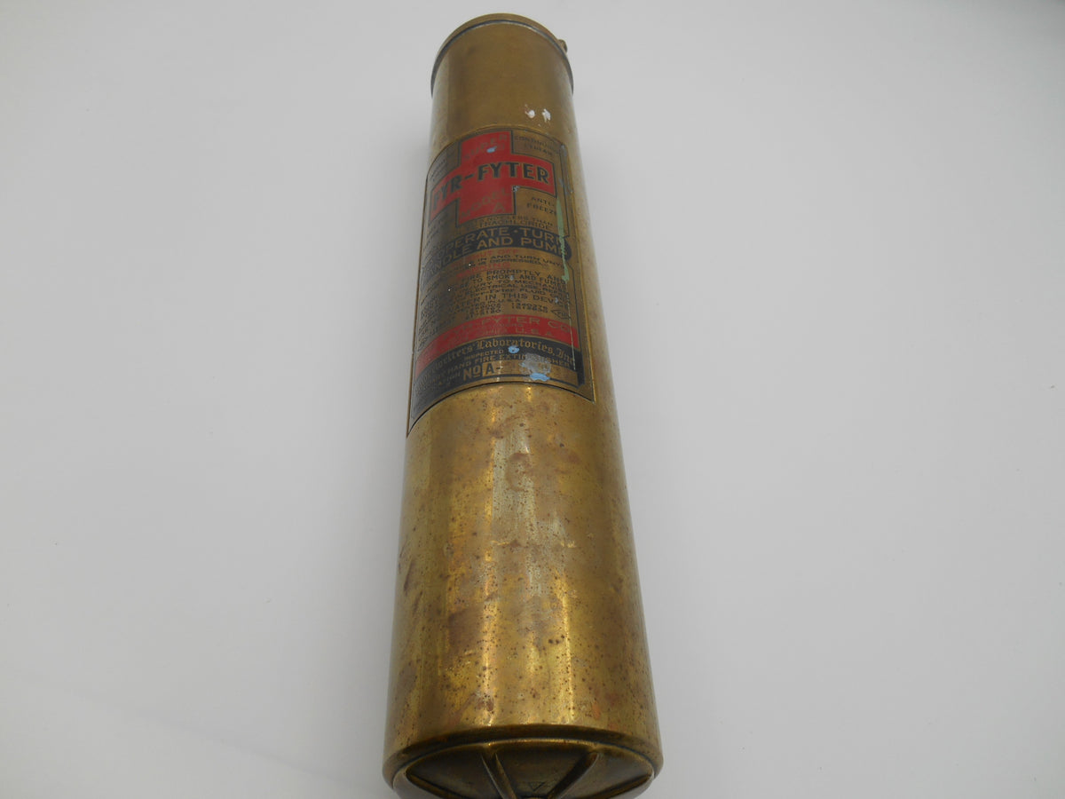 Vintage Super-Fyter Model A One-Quart Hand Pump Fire Extinguisher 1930-1940